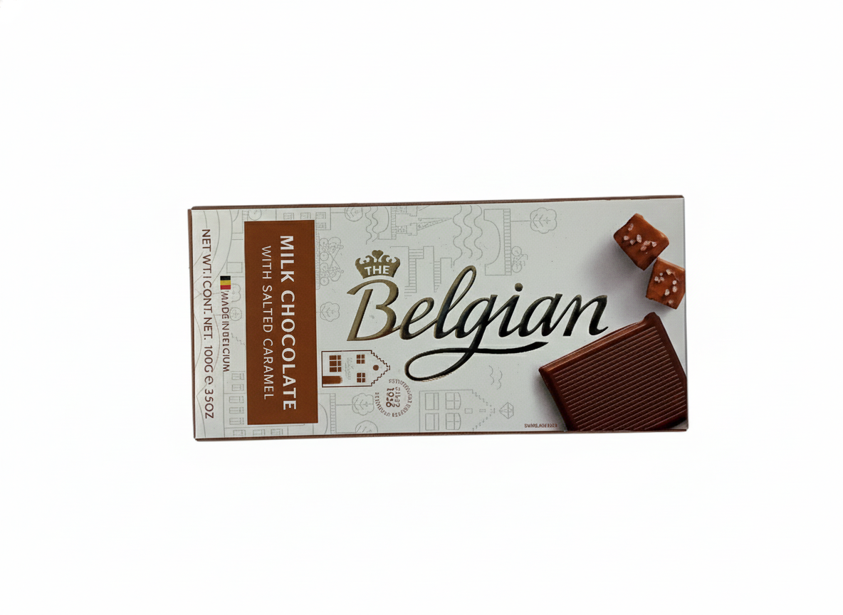 Belgian Milk Chocolate With Salted Caramel