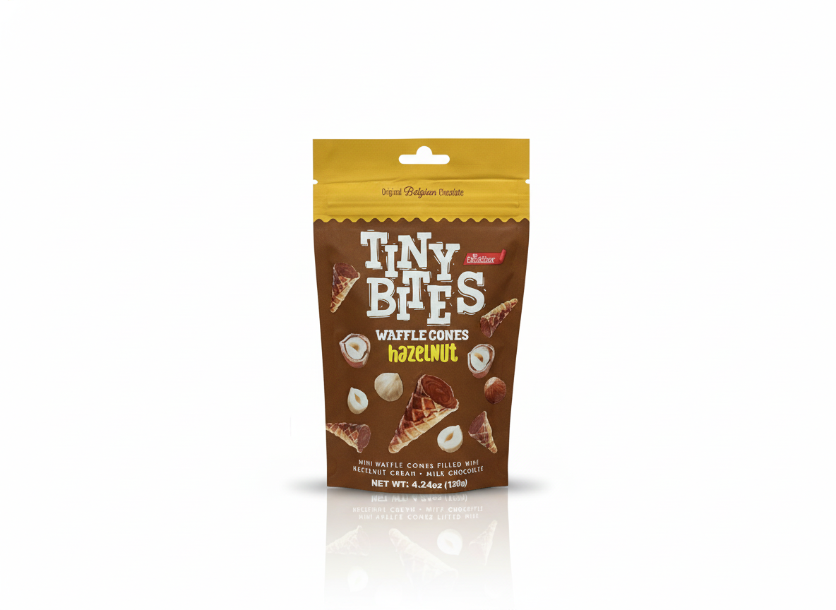 Tiny Bites Waffle Cones Hazelnut