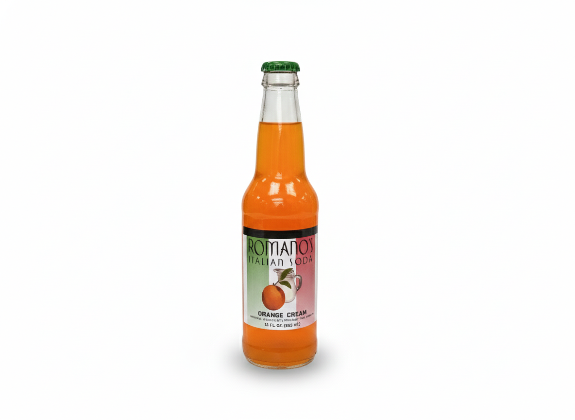 Romanos Italian soda orange cream