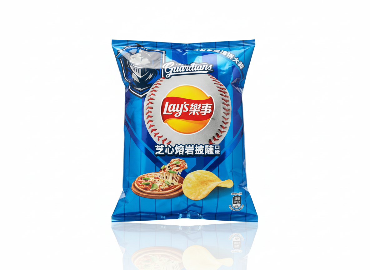 Lays cheese lava pizza flavor