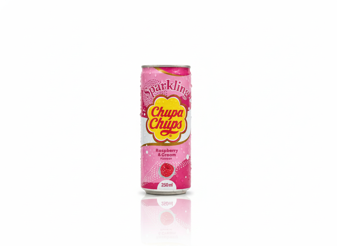 Sparkling Chupa Chups Raspberry & Cream