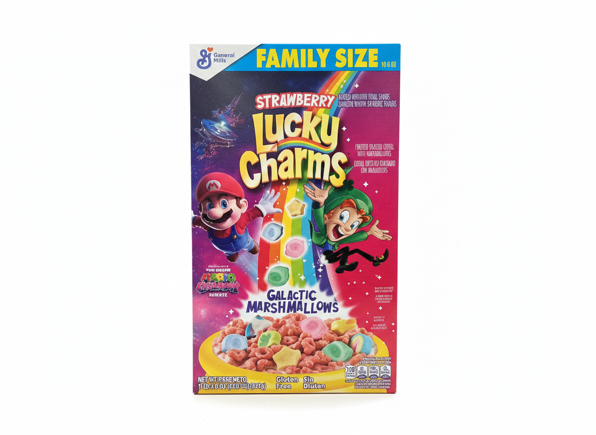 Strawberry Lucky Charms Galactic Mashmallows