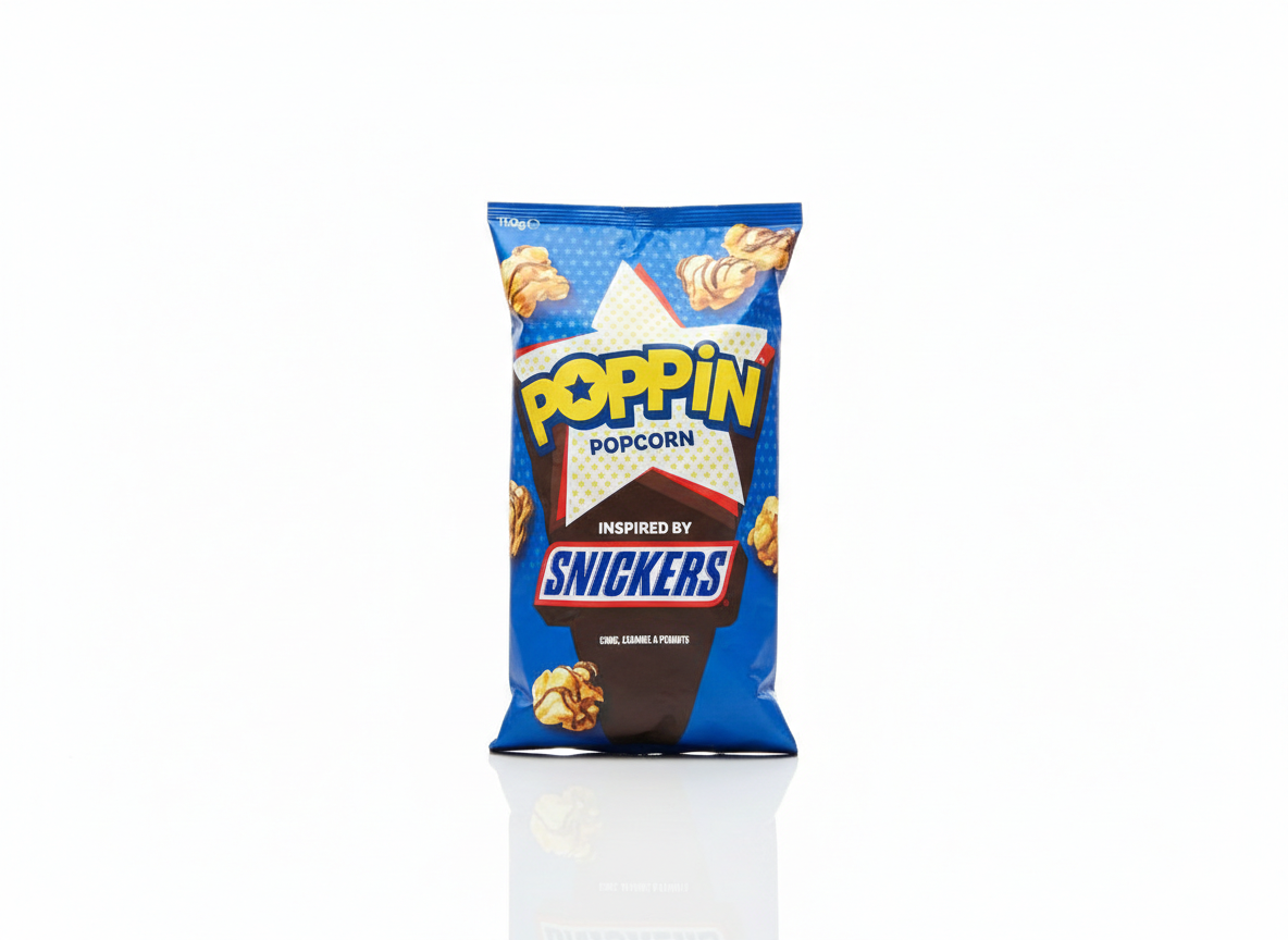 Poppin snickers popcorn