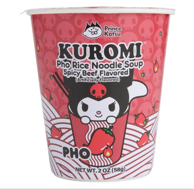 Kuromi Pho rice spicy beef flavor