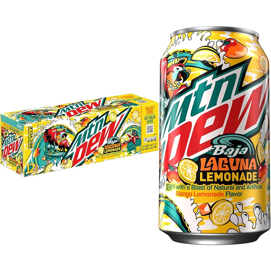Mountain Dew Baja Laguna lemonade