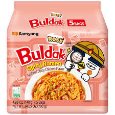 Samyang Buldak spicy ramen rose