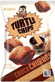 Turtle chips choco churros