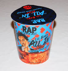 Rap Snacks Lil Baby all in hot ramen noodles