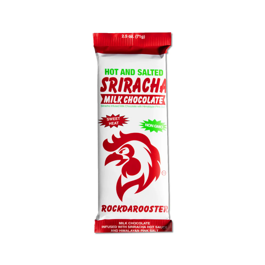 Hot & Salted Sriracha milk chocolate