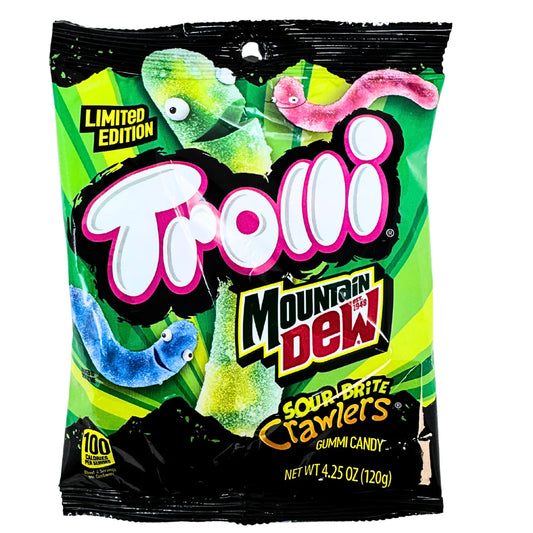Trolli Sour Brite Crawlers Mountain Dew