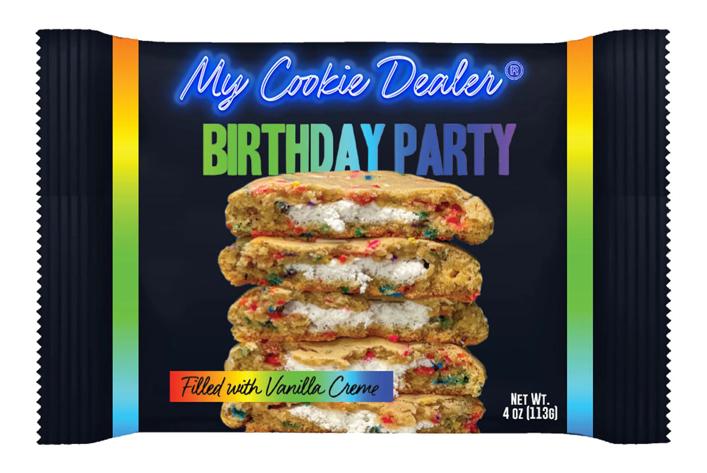 My cookie dealer birthday party protein cookie