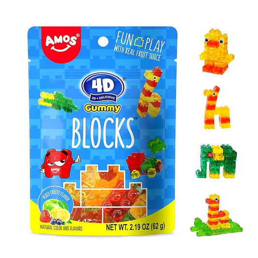 Amos 4D Gummy Building Blocks - processed