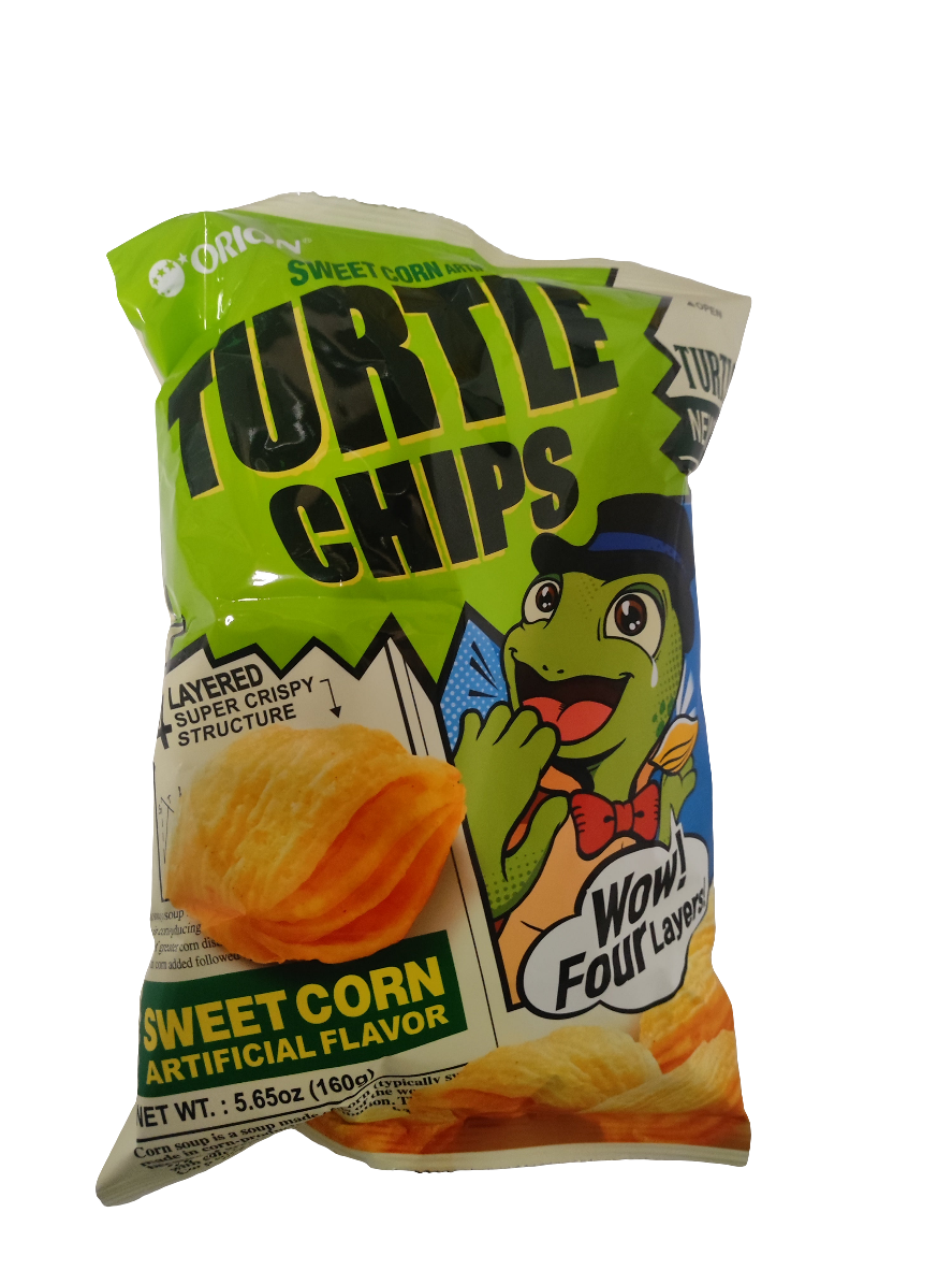 Turtle chips Sweet Corn flavor