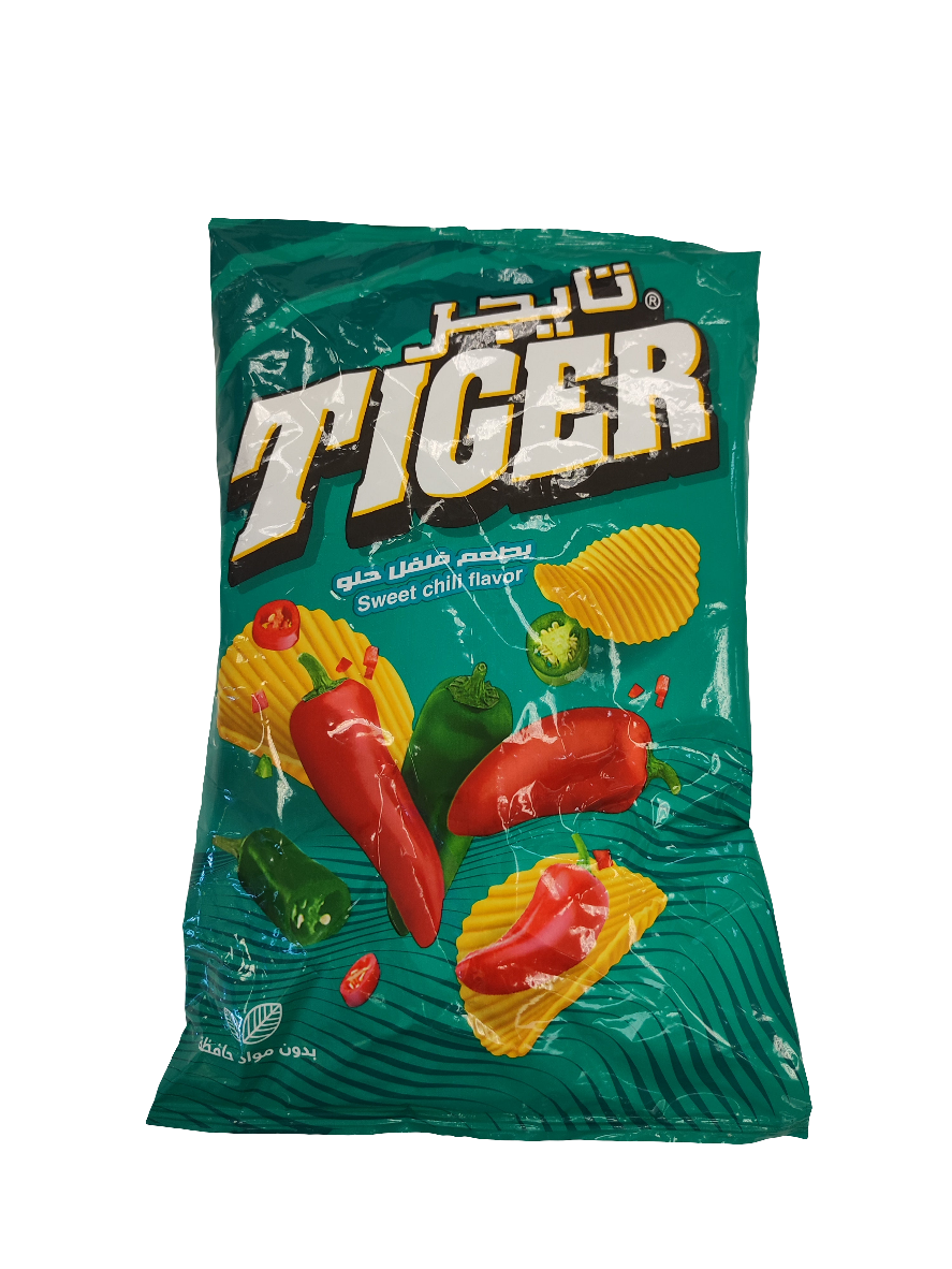 Tiger sweet chilli flavor chips