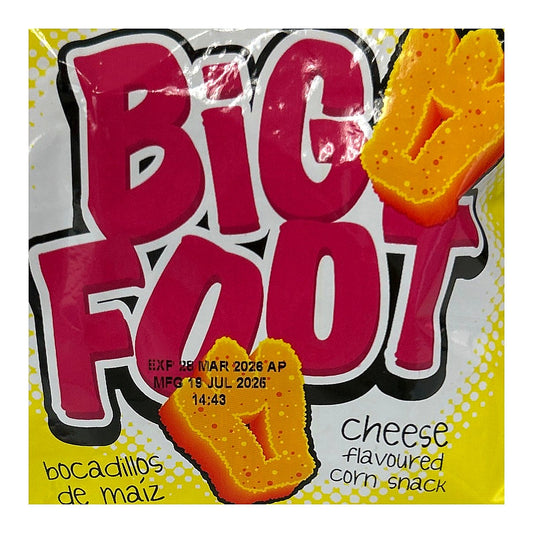 Big Foot Cheese Flavored corn snack - processed