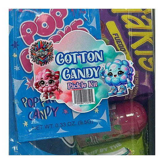 Cotton candy pickle kit - processed