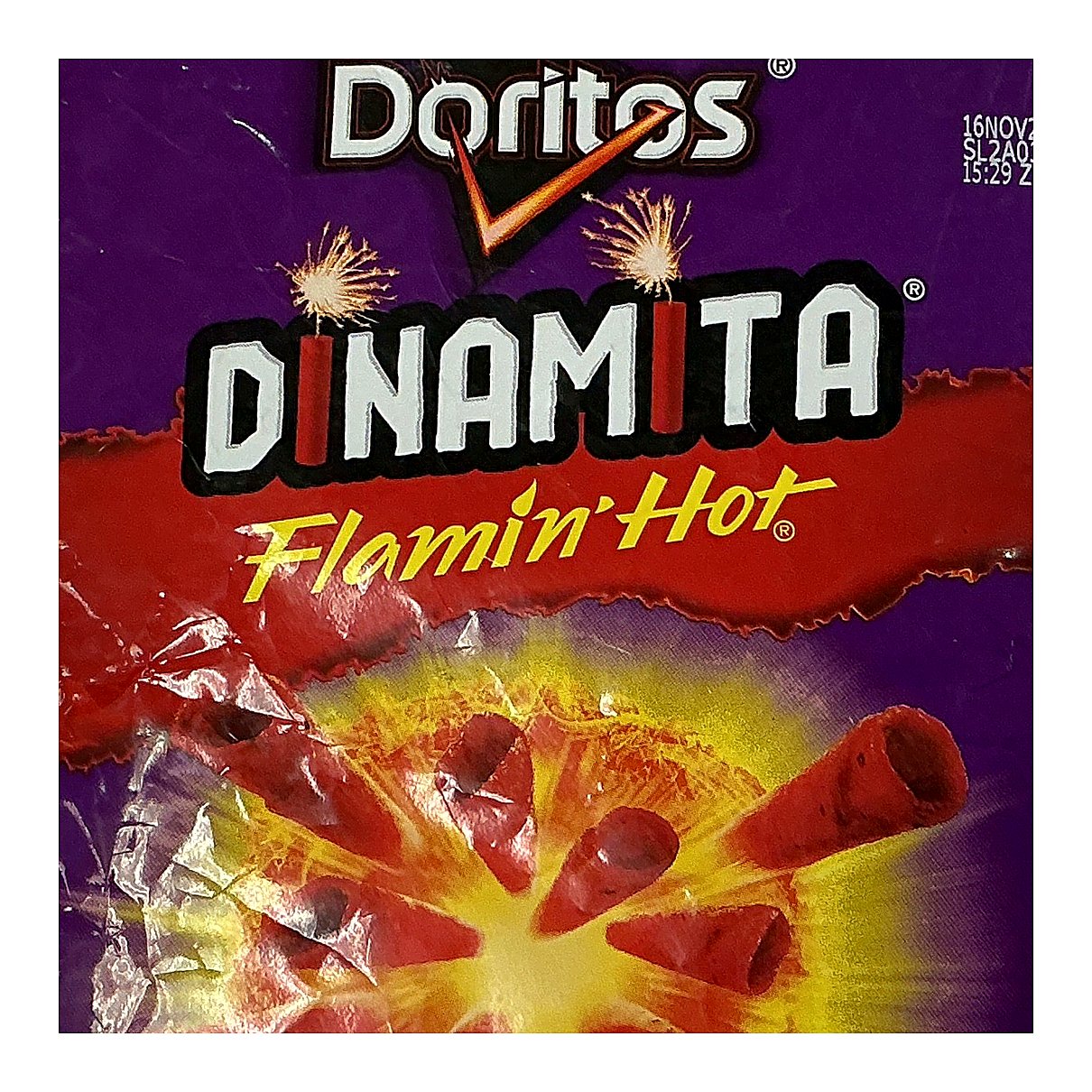 Doritos Dinamita Flaming Hot - processed