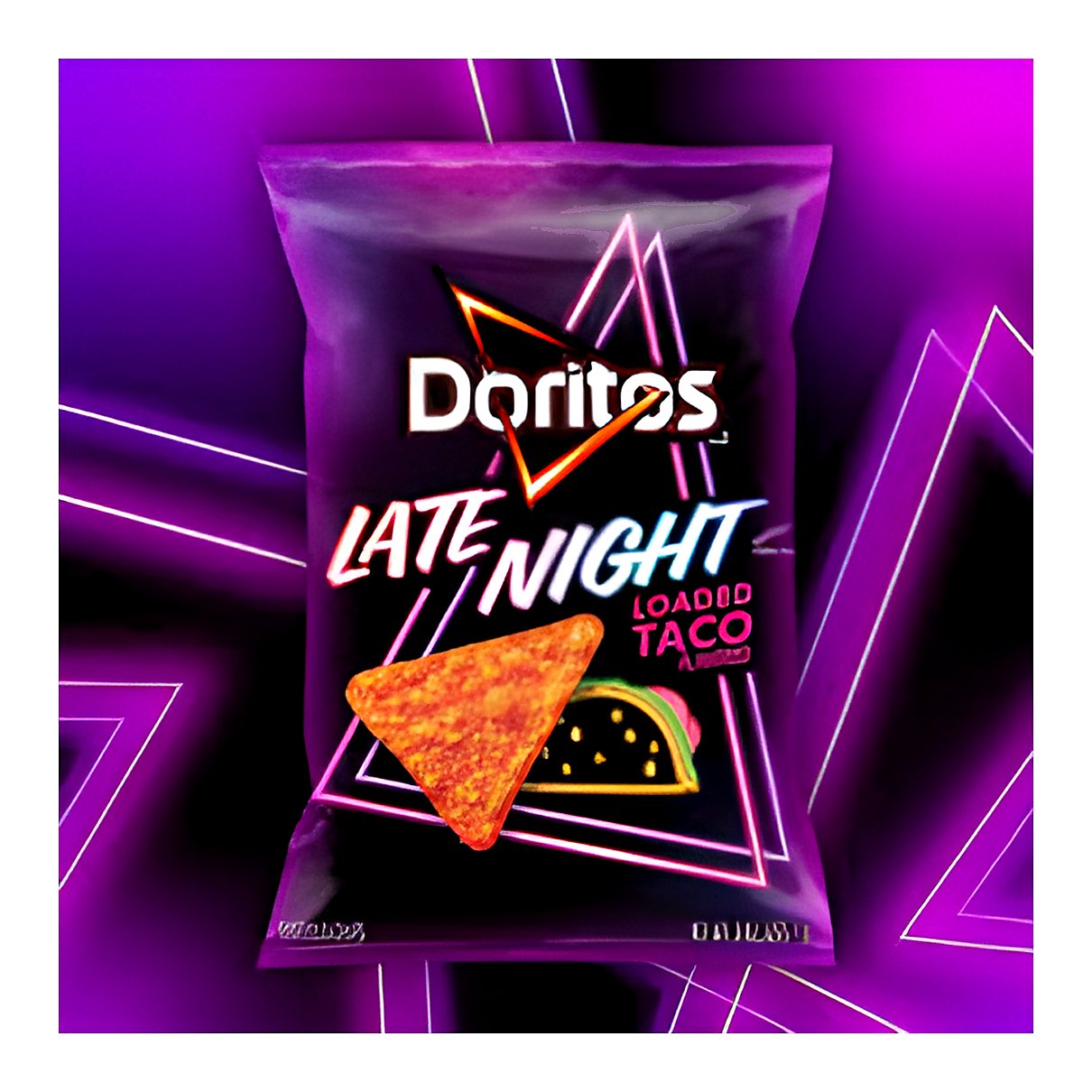 Doritos late night loaded taco flavor Small - processed