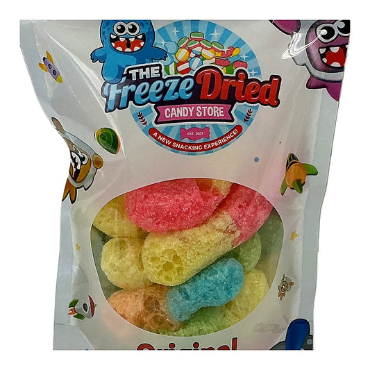Freeze Dried Original Worm Puffs - processed