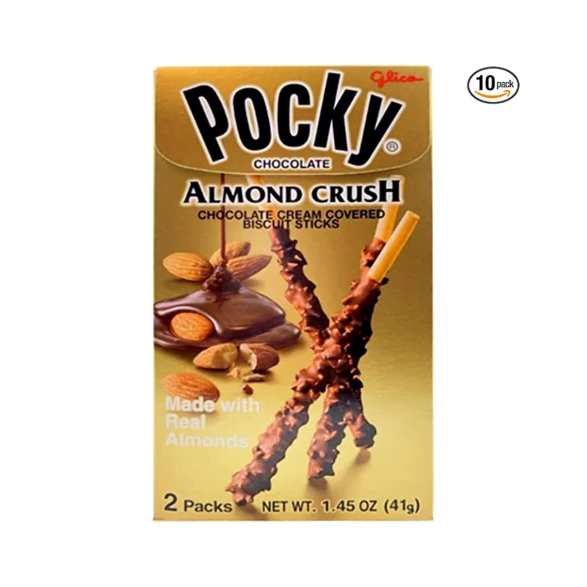 Glico Pocky Almond Crush - processed