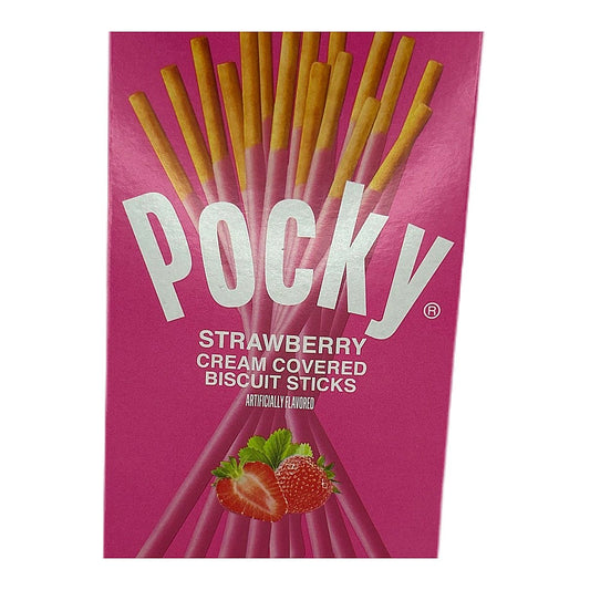 Glico Pocky Strawberry - processed
