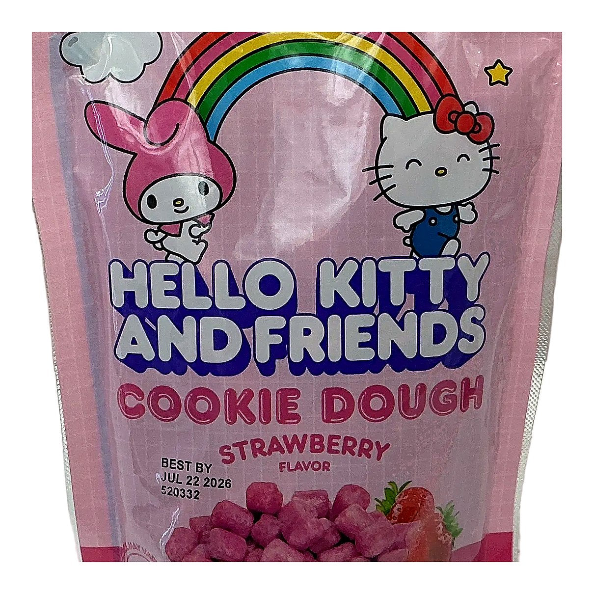 Hello kitty cookie dough strawberry flavor - processed