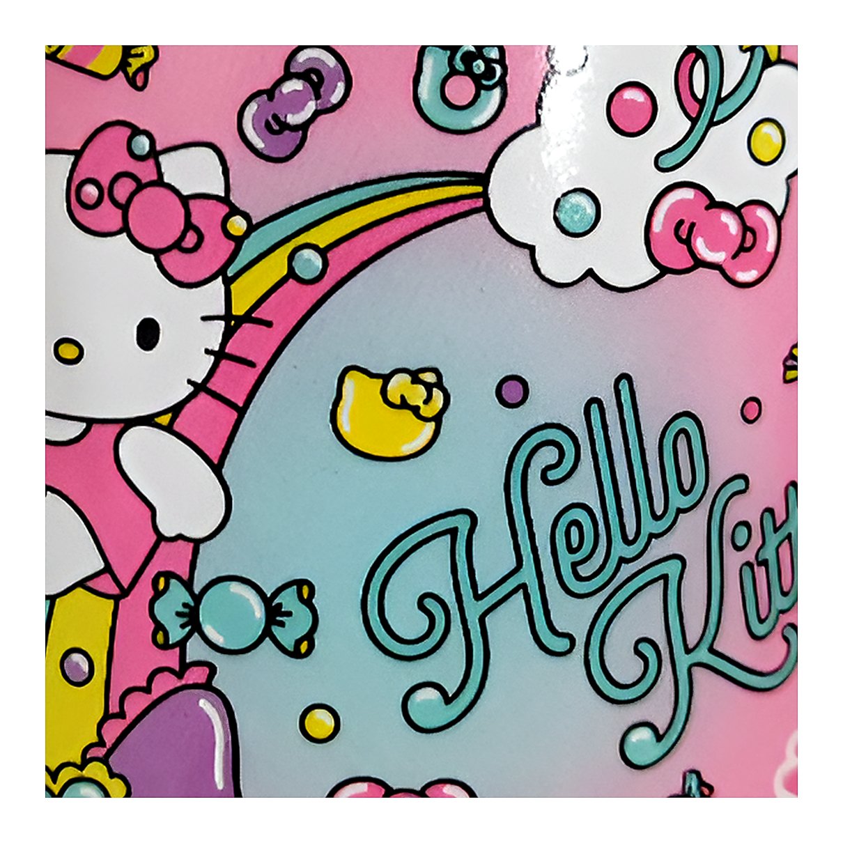 Hello Kitty Strawberry Banana Cotton Candy - processed