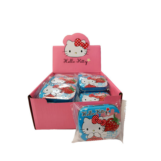 Hello Kitty Strawberry Yogurt Candy - processed