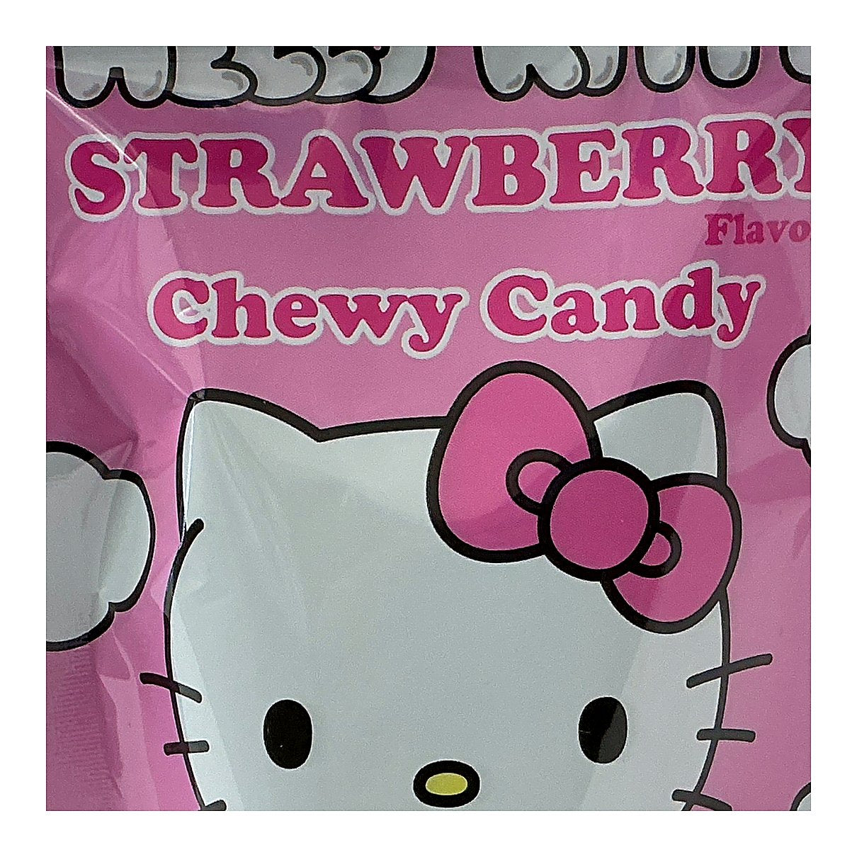 Hello Kitty Strawberry Chewy Candy - processed