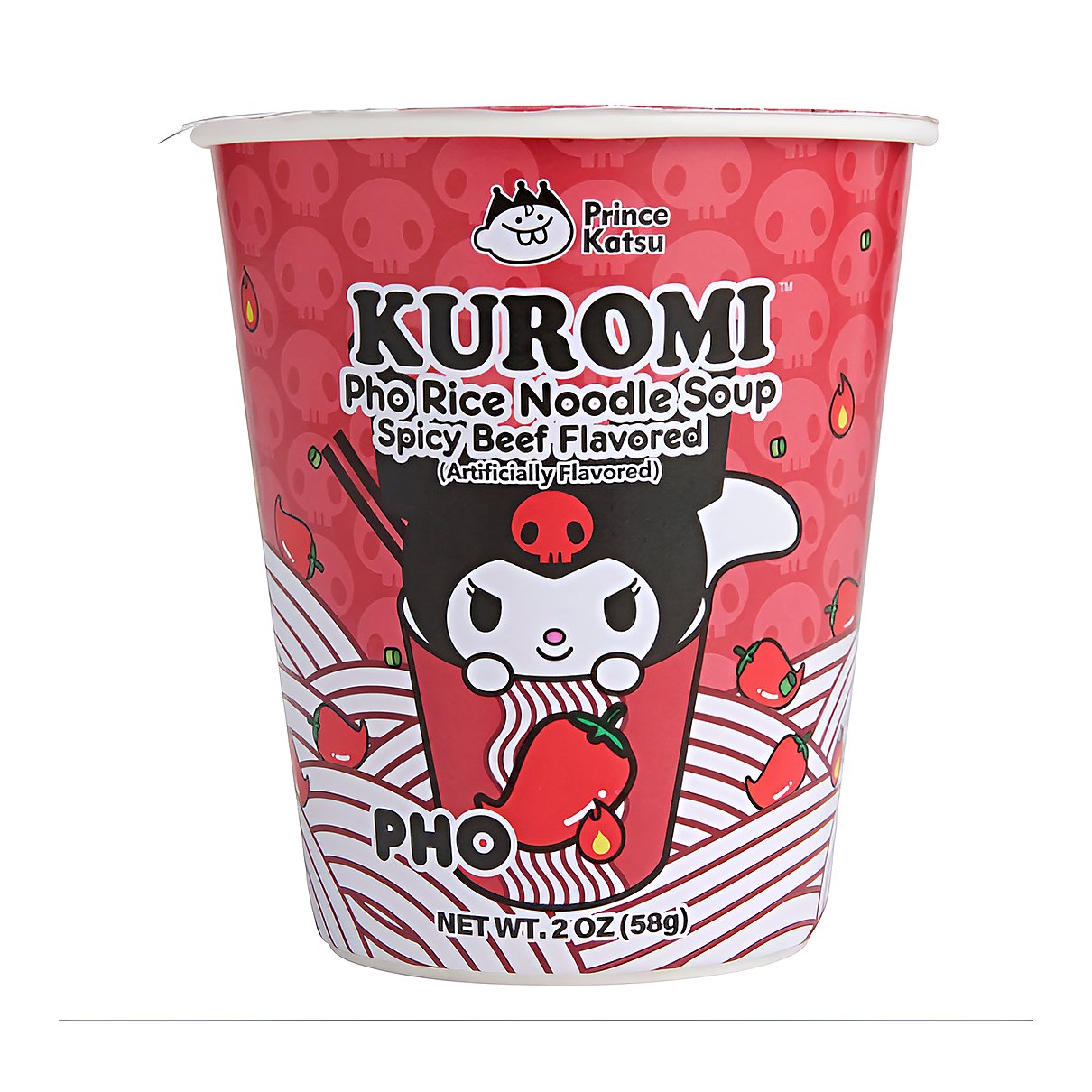 Kuromi Pho rice spicy beef flavor - processed