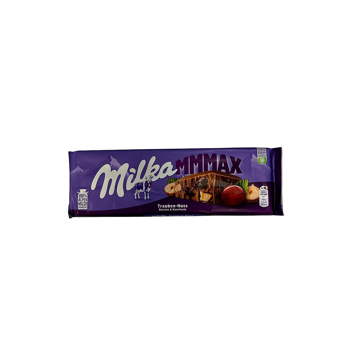 Milka Raisins & Hazelnuts 270g - processed