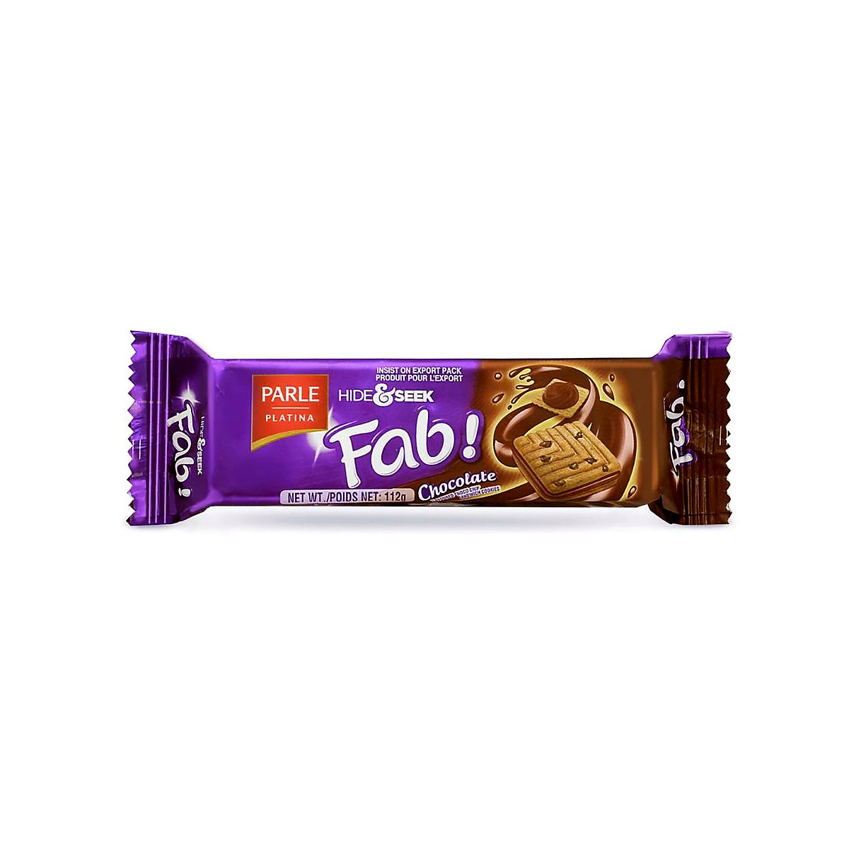 Parle Hide & Seek Fab Chocolate Cookies - processed