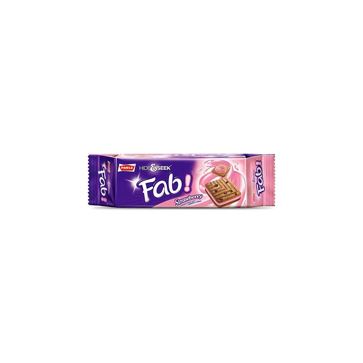 Parle Hide & Seek Fab Strawberry - processed