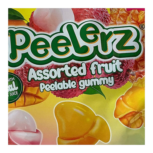 Peelerz Assorted Fruit peelable gummy - processed
