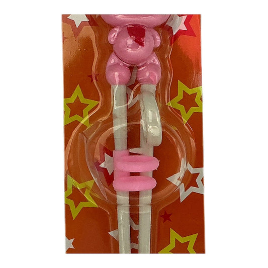 Pink Cat Training Chopstick - processed