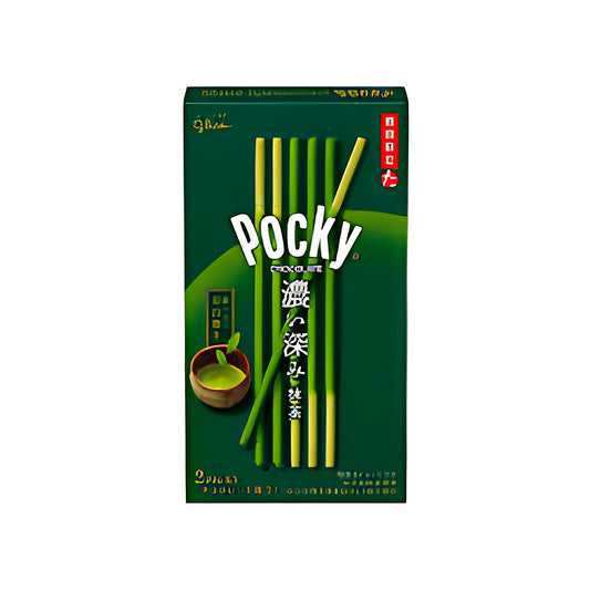 Pocky chocolate stick with matcha - processed