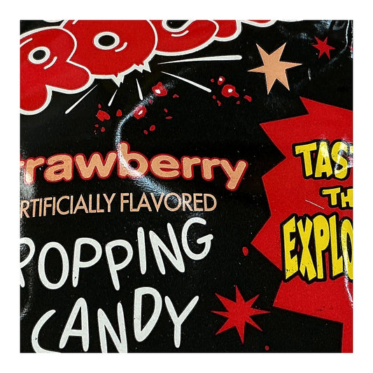 Pop rocks Strawberry Popping Candy - processed