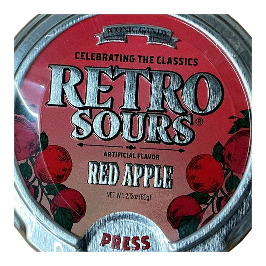 Retro sours Red Apple - processed