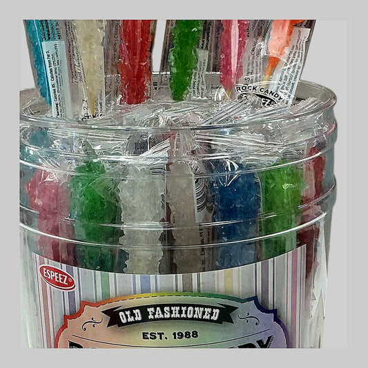 Rocky candy on a stick - processed