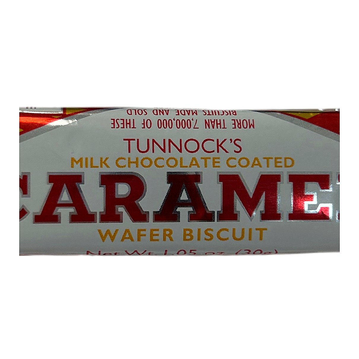 Tunnock’s Milk Chocolate Caramel Wafer Biscuit - processed