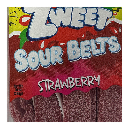 Zweet Sour Belts Strawberry - processed