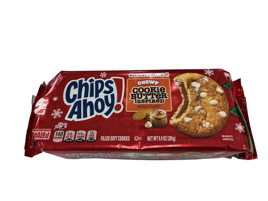 Chips Ahoy Chewy Cookie Butter Holiday Edition