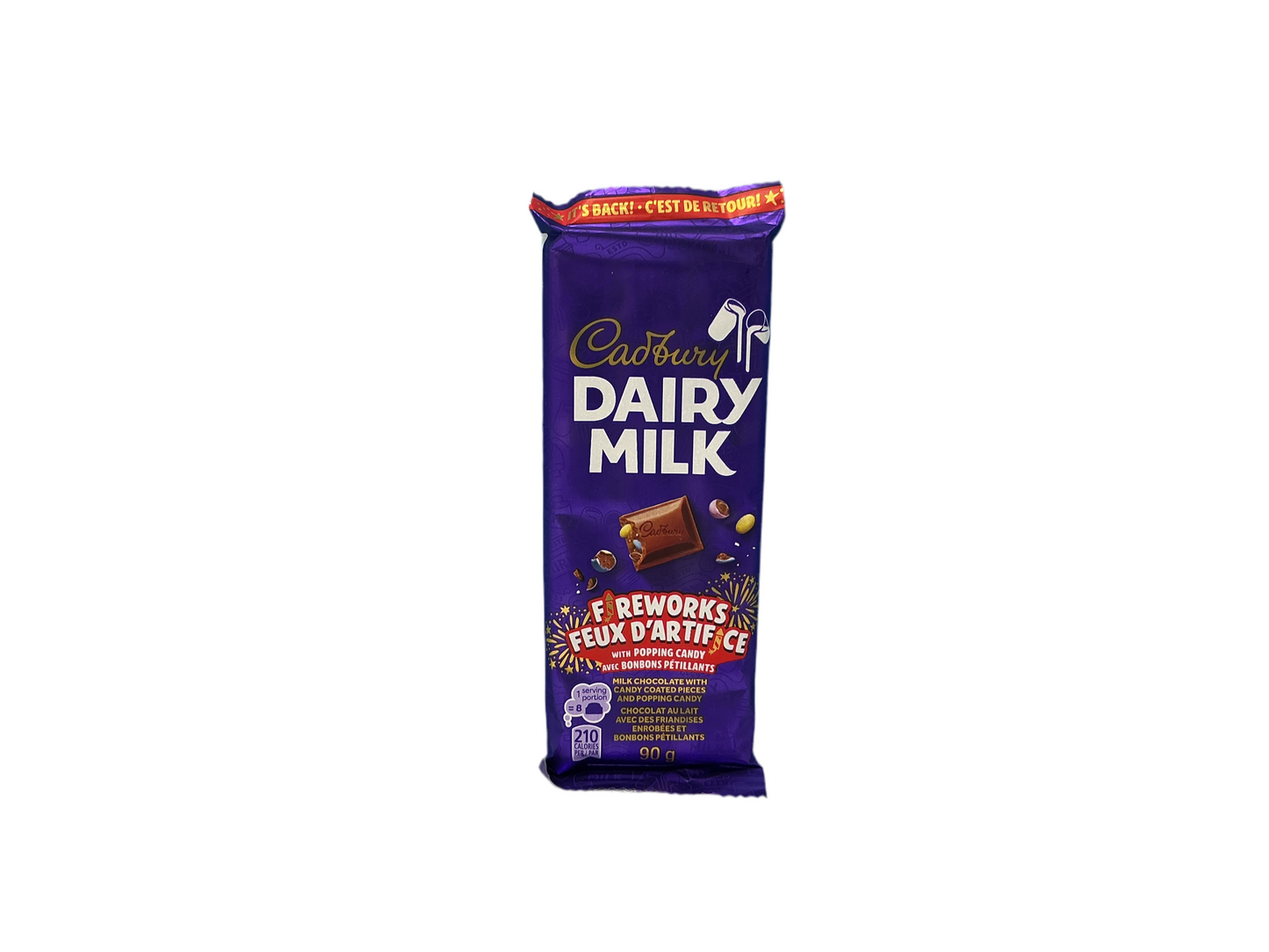 Cadbury dairymilk fireworks