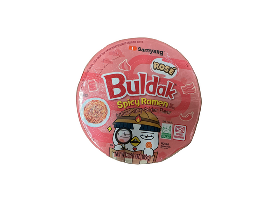 Buldak spicy chicken ramen rose