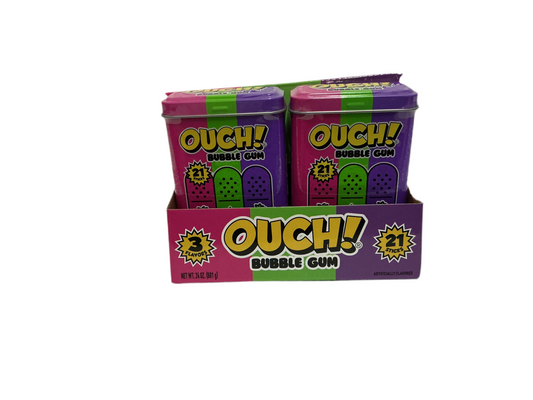 Ouch! Bubble gum