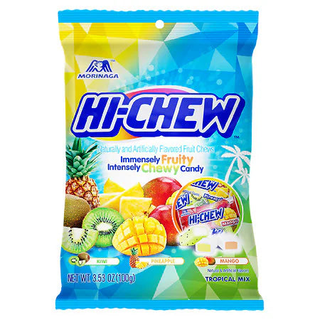 Hi-Chew Chewy Candy Kiwi/Pineapple/Mango