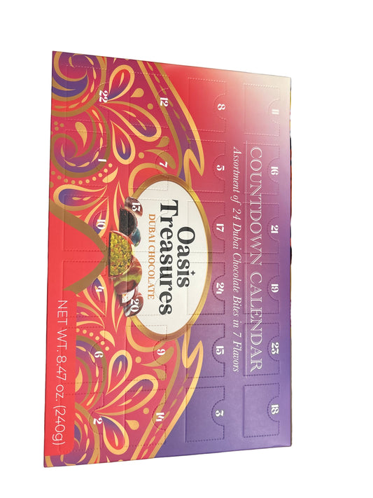 Oasis Treasures Dubai Chocolate Countdown Calendar