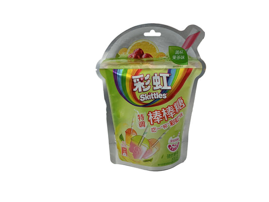 Skittles lollipop fruit mix