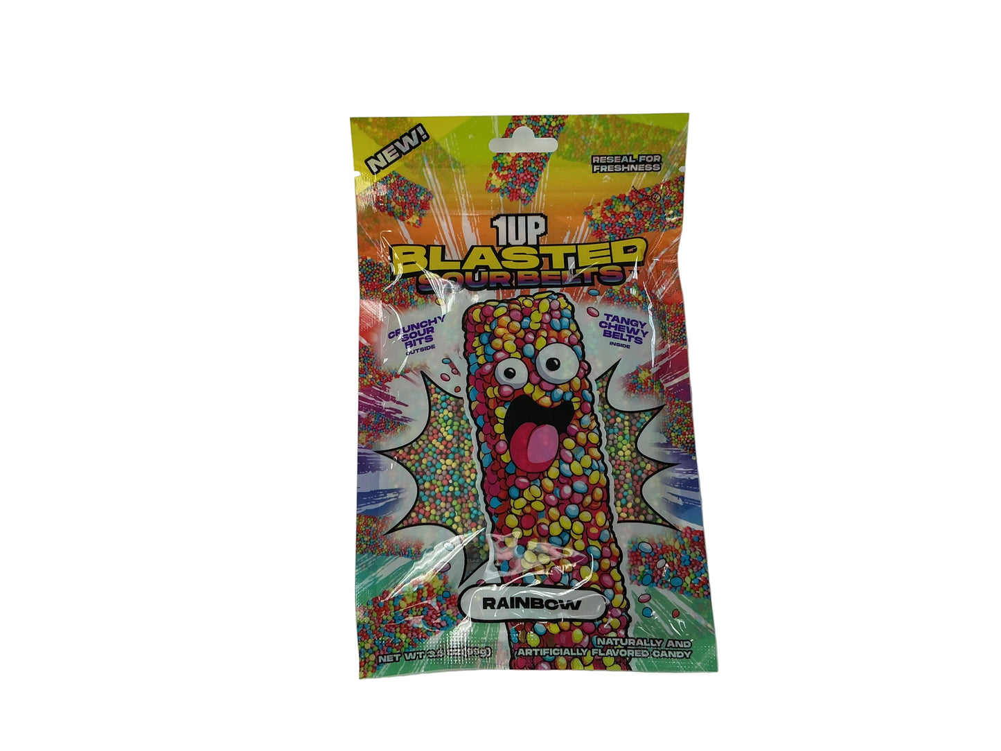 1up blaster sourbelts rainbow
