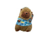 Capybara kawaii Hawaiian vacation shirt and hat plush